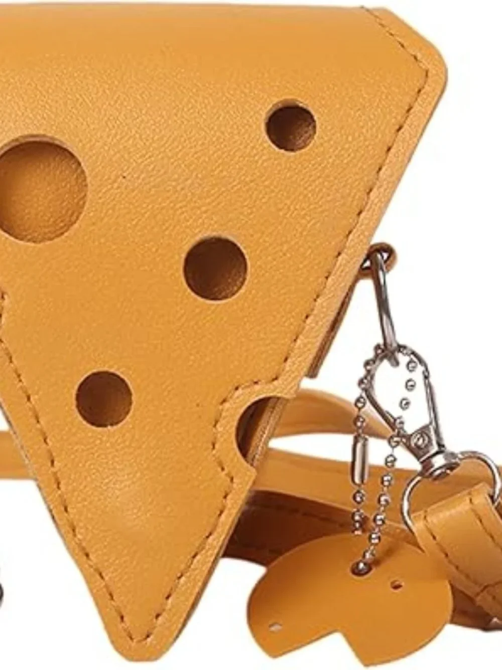 Cheese Shaped Crossbody Bag Mini Shoulder Bag New - Picture 5 of 5